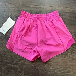 Lululemon sonic pink Hotty hot shorts